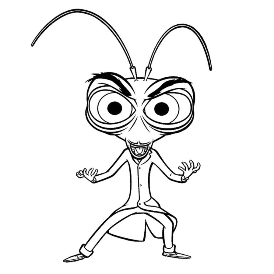 Criatura alienígena parecida een insect