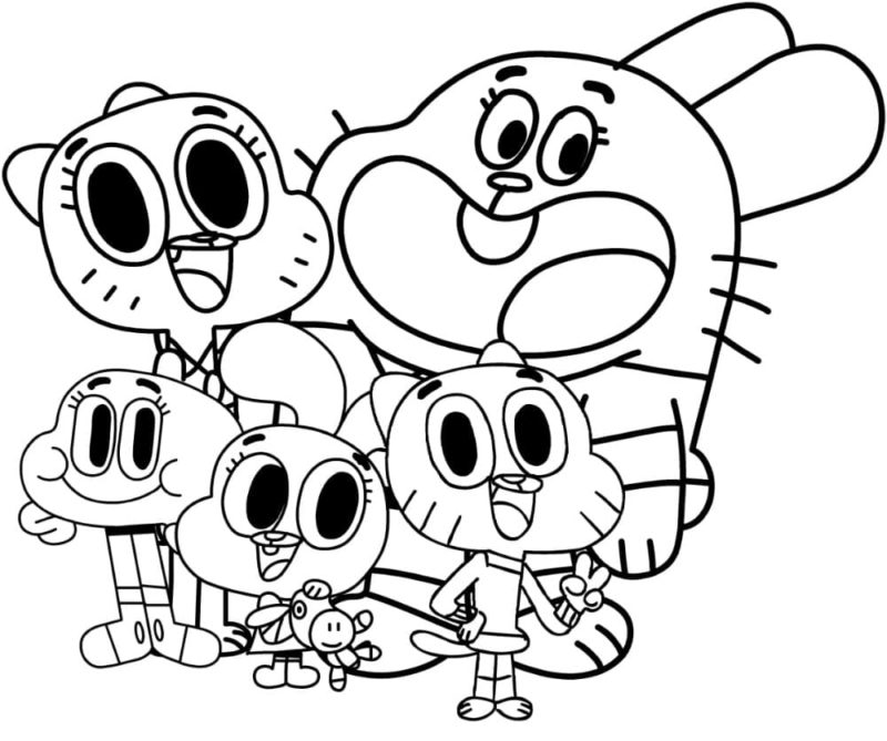 De belangrijkste familie van de animatieserie