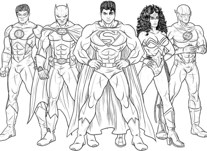 De belangrijkste superhelden.