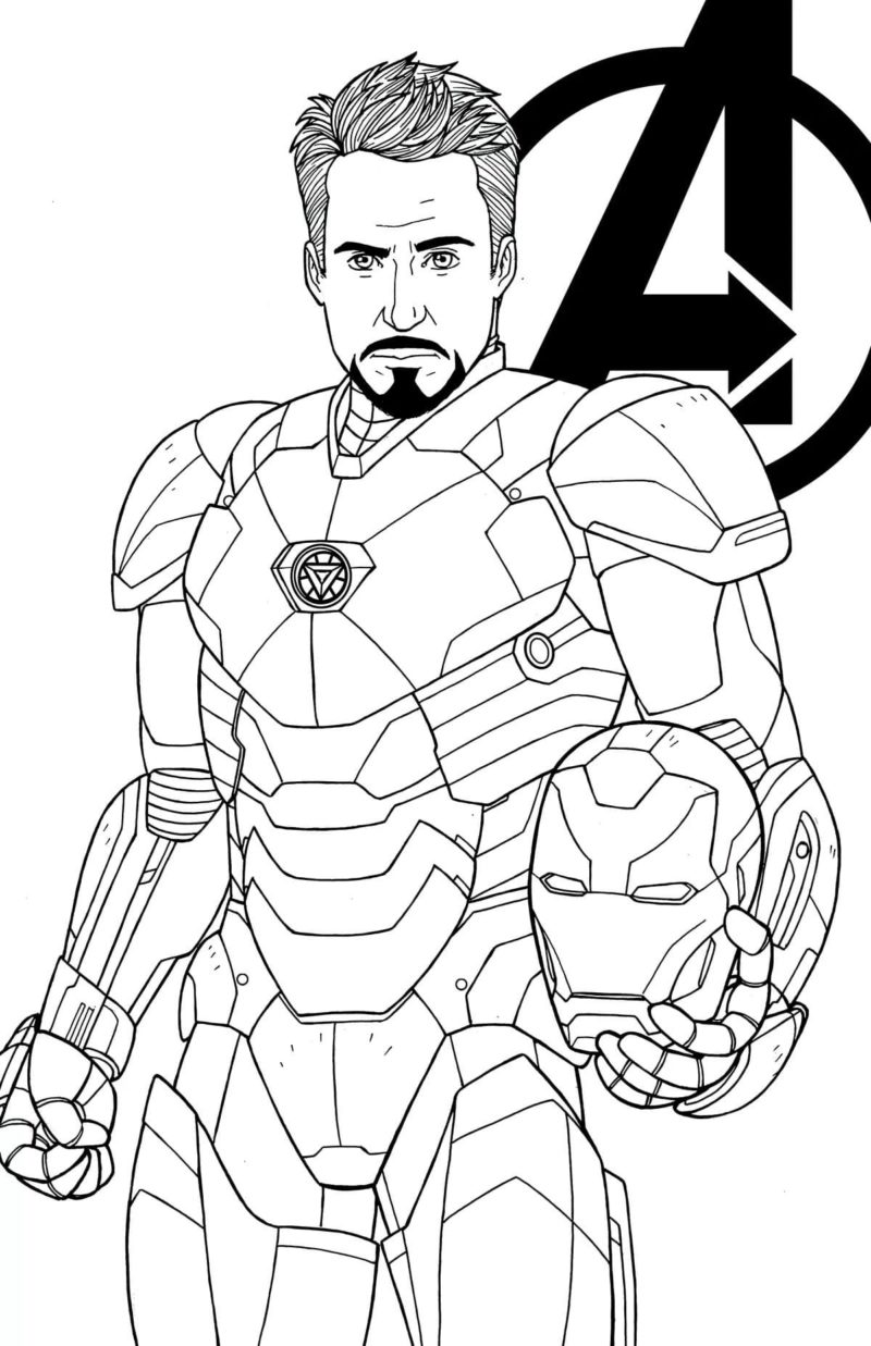 de beroemde Tony Stark in zijn gepantserde pak