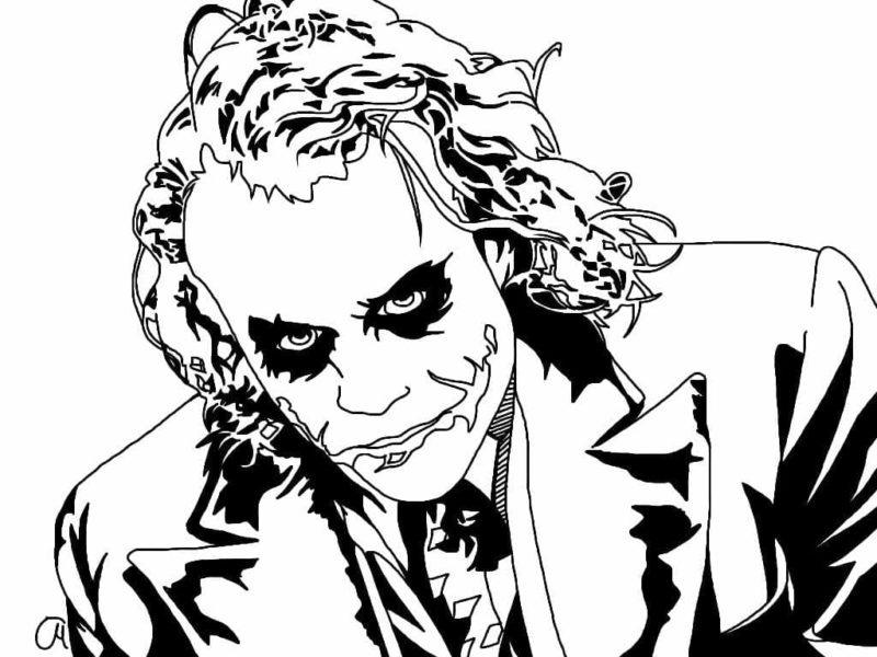 De doordringende blik van de Joker