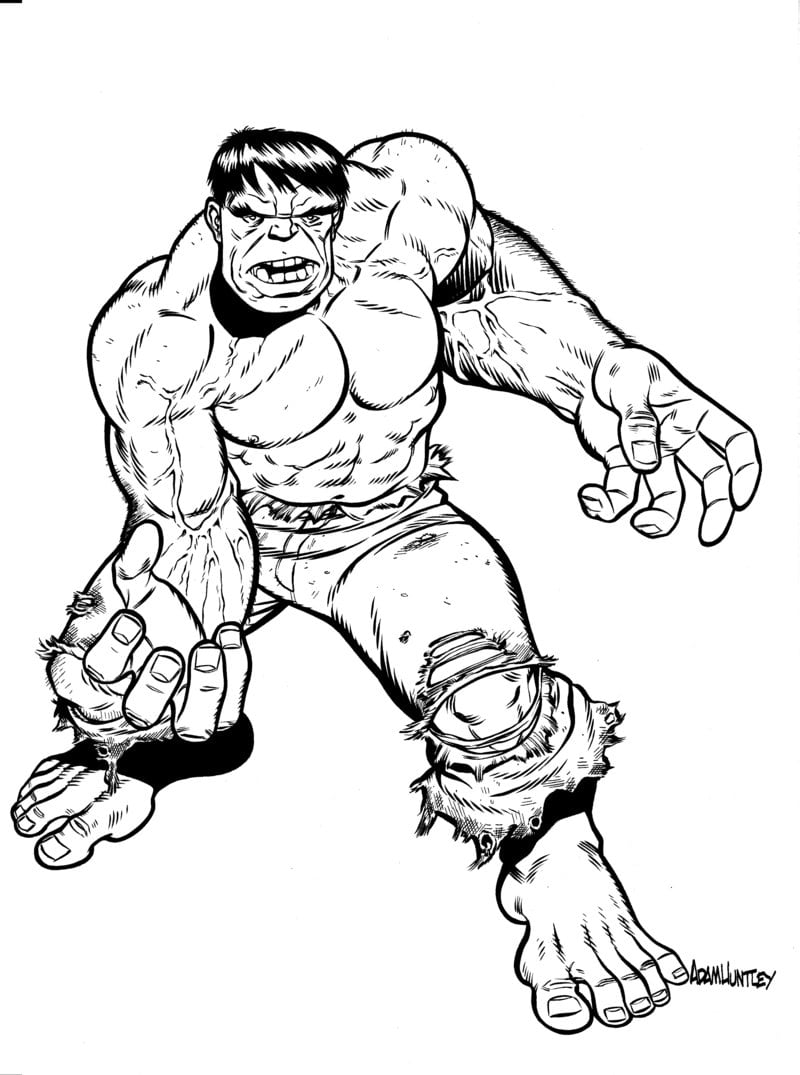De Hulk oefent de gevaarlijke Handshake-techniek