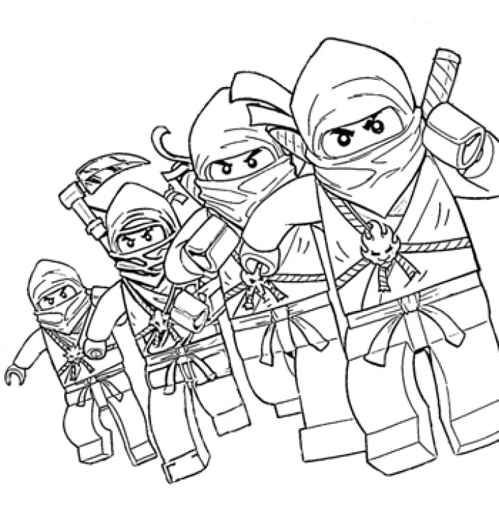 Gevaarlijke vier Ninja op een missie