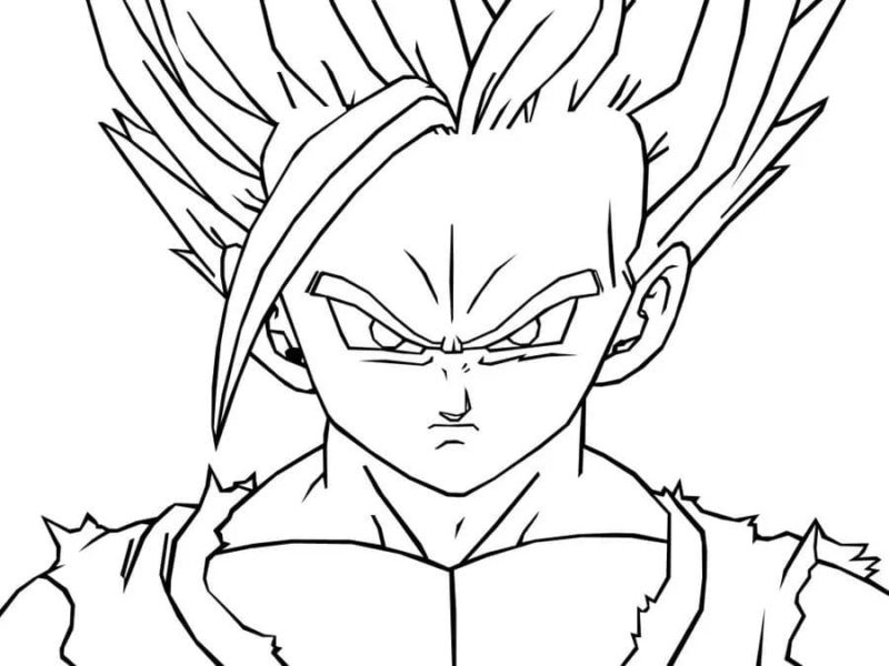 Goku in woede