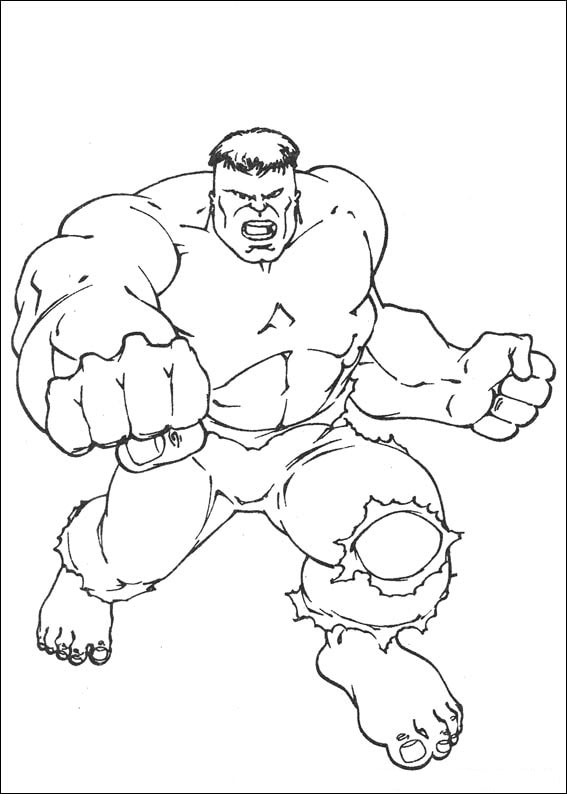 Hulk doet aan kungfu en oefent een rechte stoot