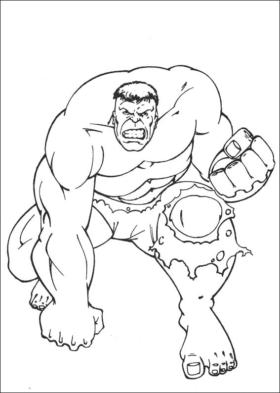 Hulk is net geland of heeft een krachtige klap gemist