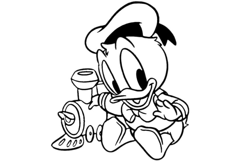 Donald Duck Kleurplaten Kinderen Kleurplaat