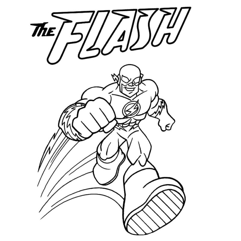 Met het pak kan Flash vele malen sneller rennen dan de snelheid van een gewoon persoon.
