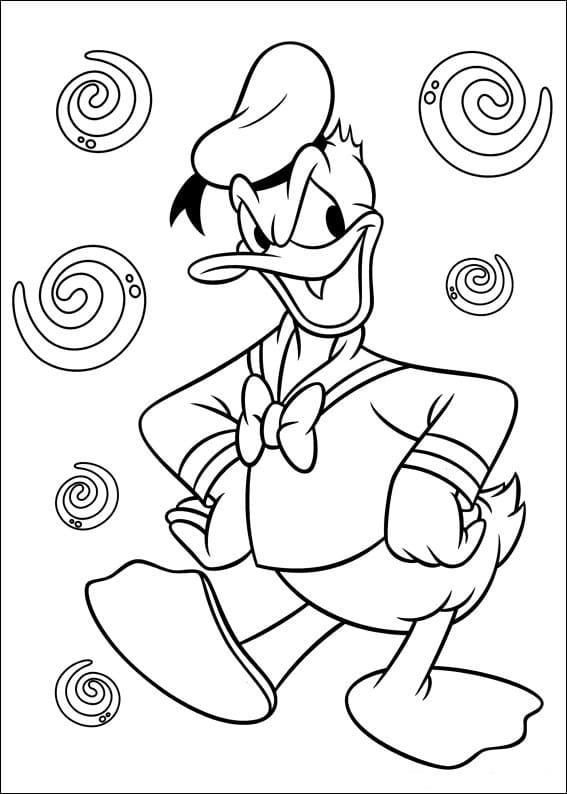 Mopperige Donald Duck