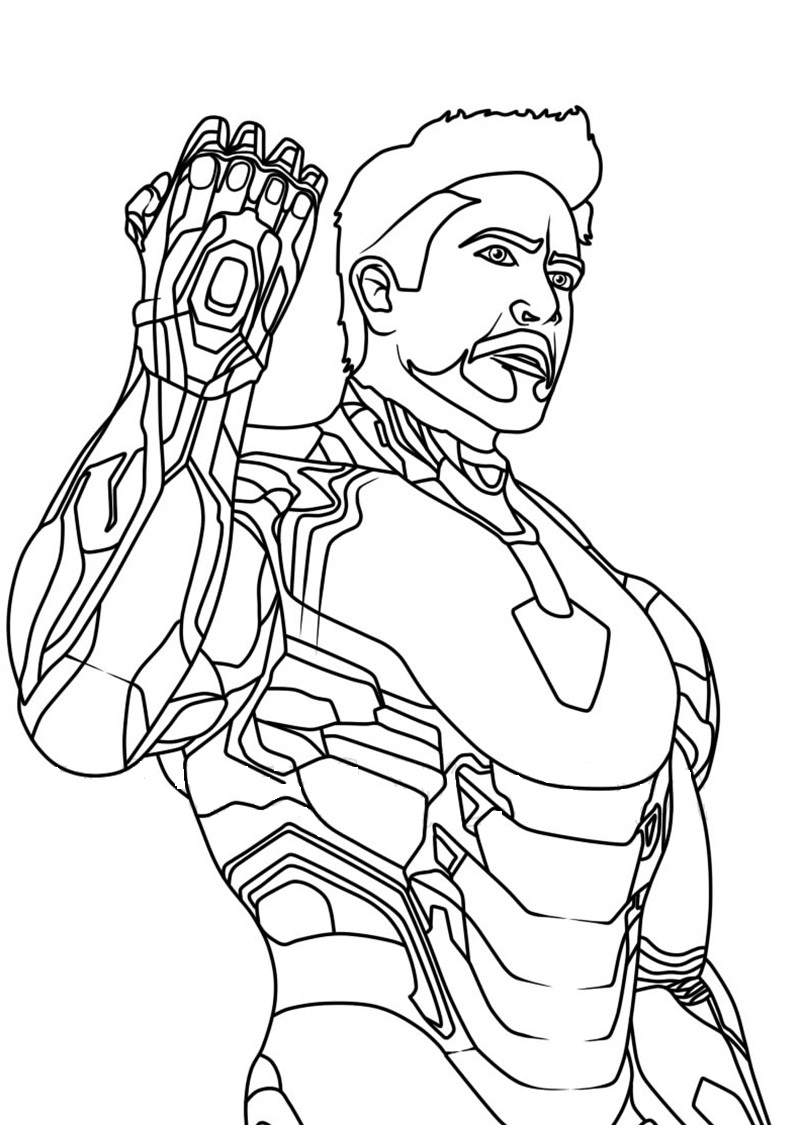 Robert Downey Jr. in een Iron Man-pak nam bezit van de Infinity Gauntlet