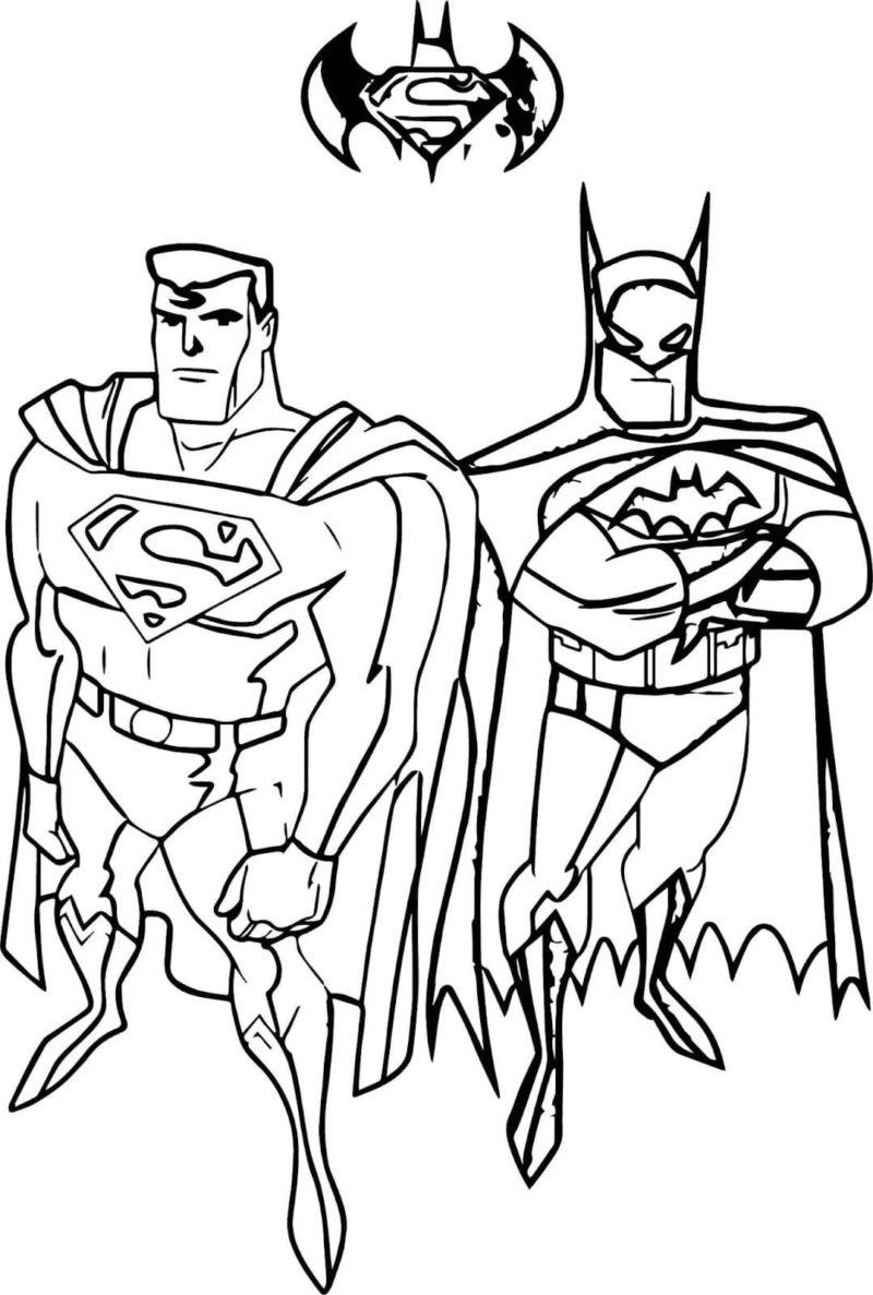 Twee legendarische superhelden. 1