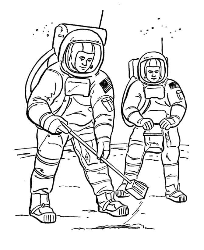 Astronauten Kleuren