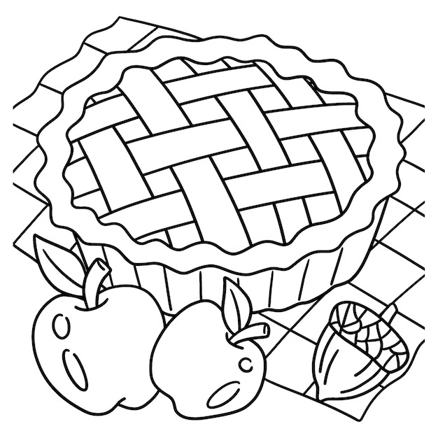 Appeltaart Kleurplaten Kinderen Kleurplaat