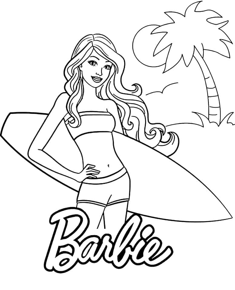 Barbie on the Beach