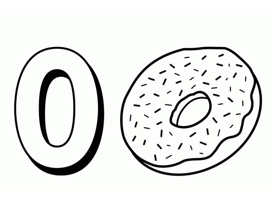 Donut En Nummer 0