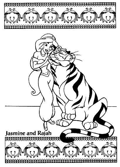 Jasmijn En Rajah Uit Aladdin