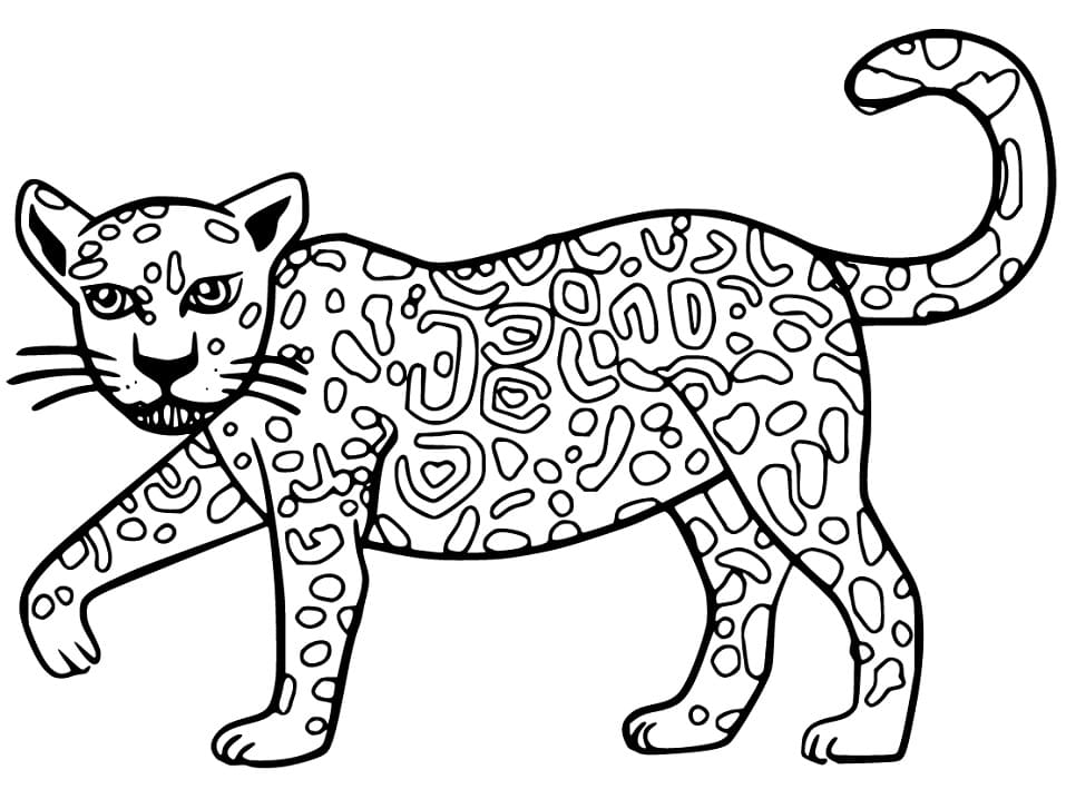 Lopende Jaguar