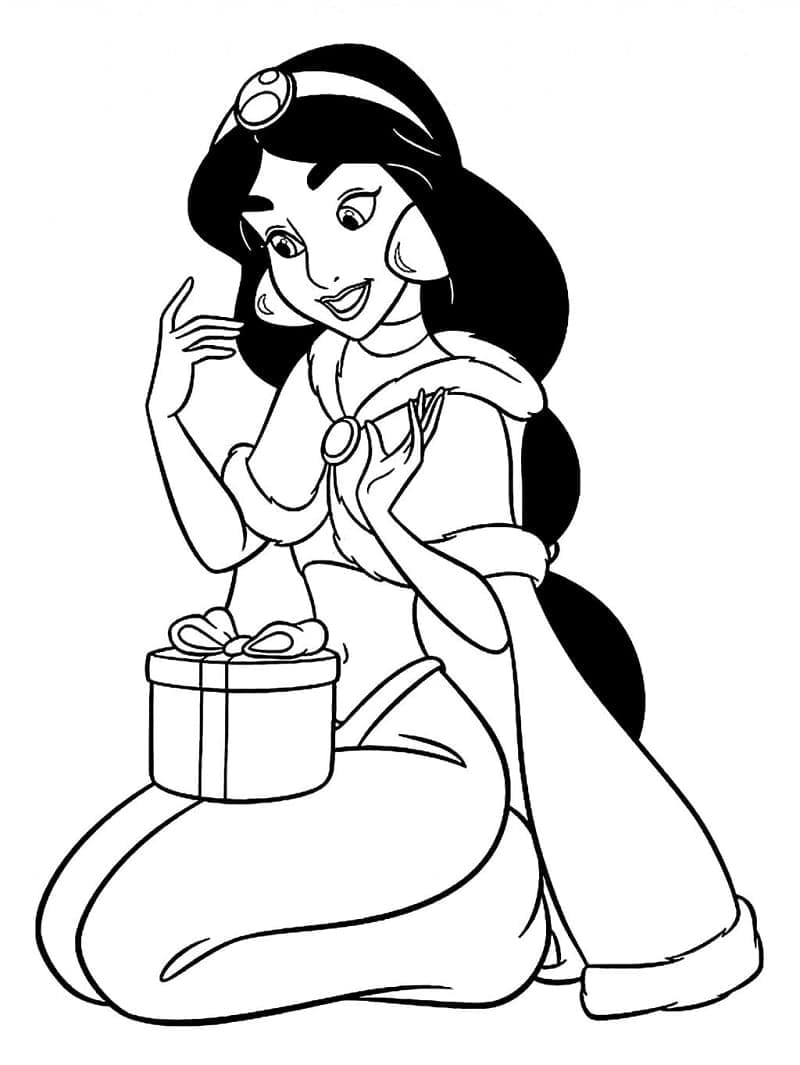 Prinses Jasmine En Een Cadeautje