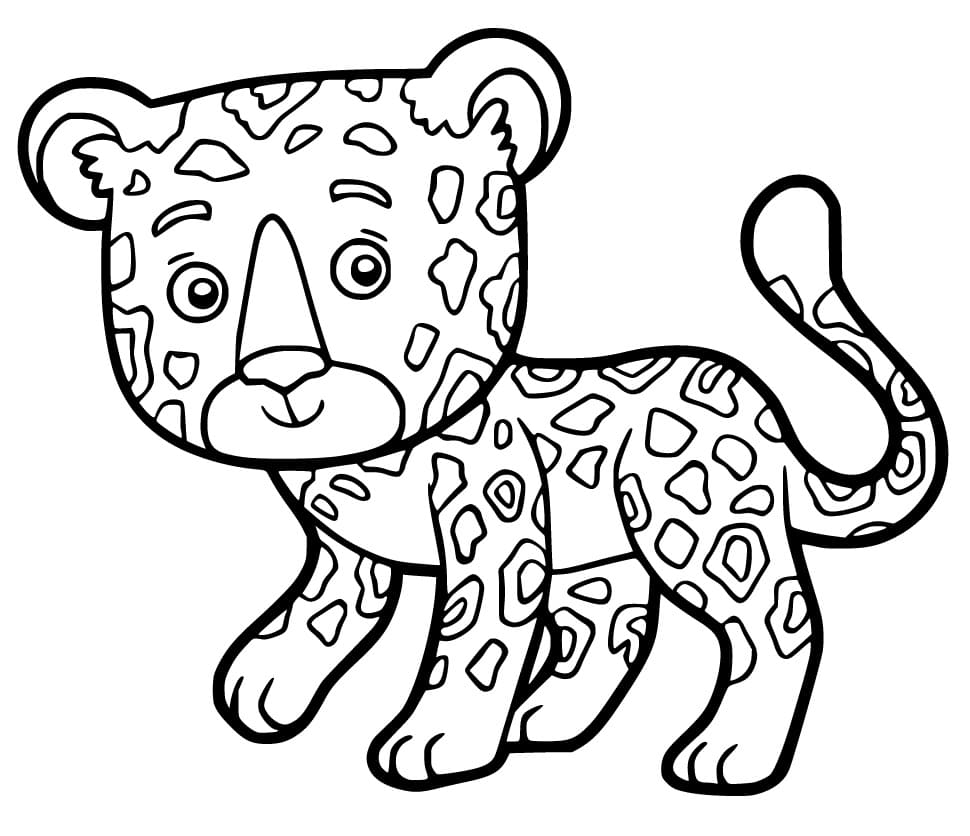 Schattige Baby Jaguar