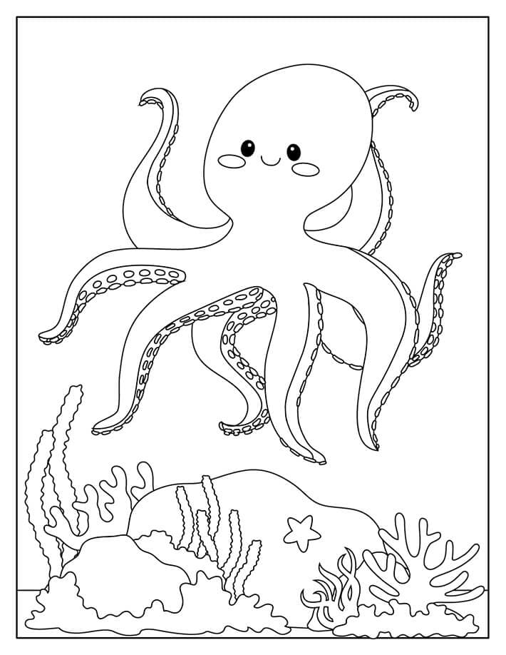 Schattige octopus