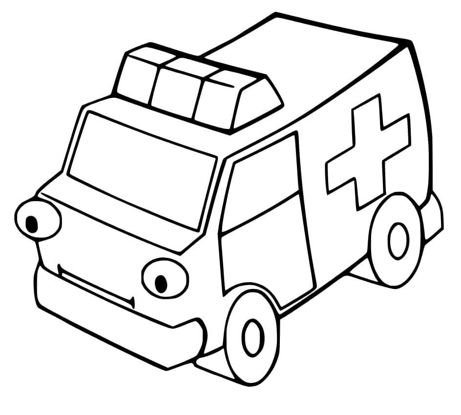 Tekenfilm Ambulance