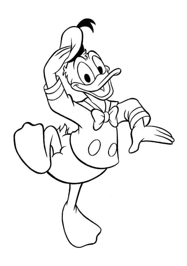 Donald Duck uit Disney