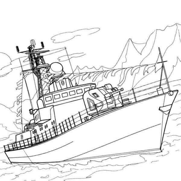 Ergens In De Bergen Ligt Een Militaire Boot