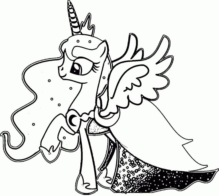 Prachtige Prinses Luna Mijn Kleine Pony