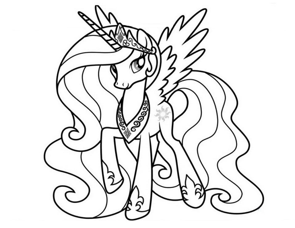 Prinses Celestia Mijn Kleine Pony