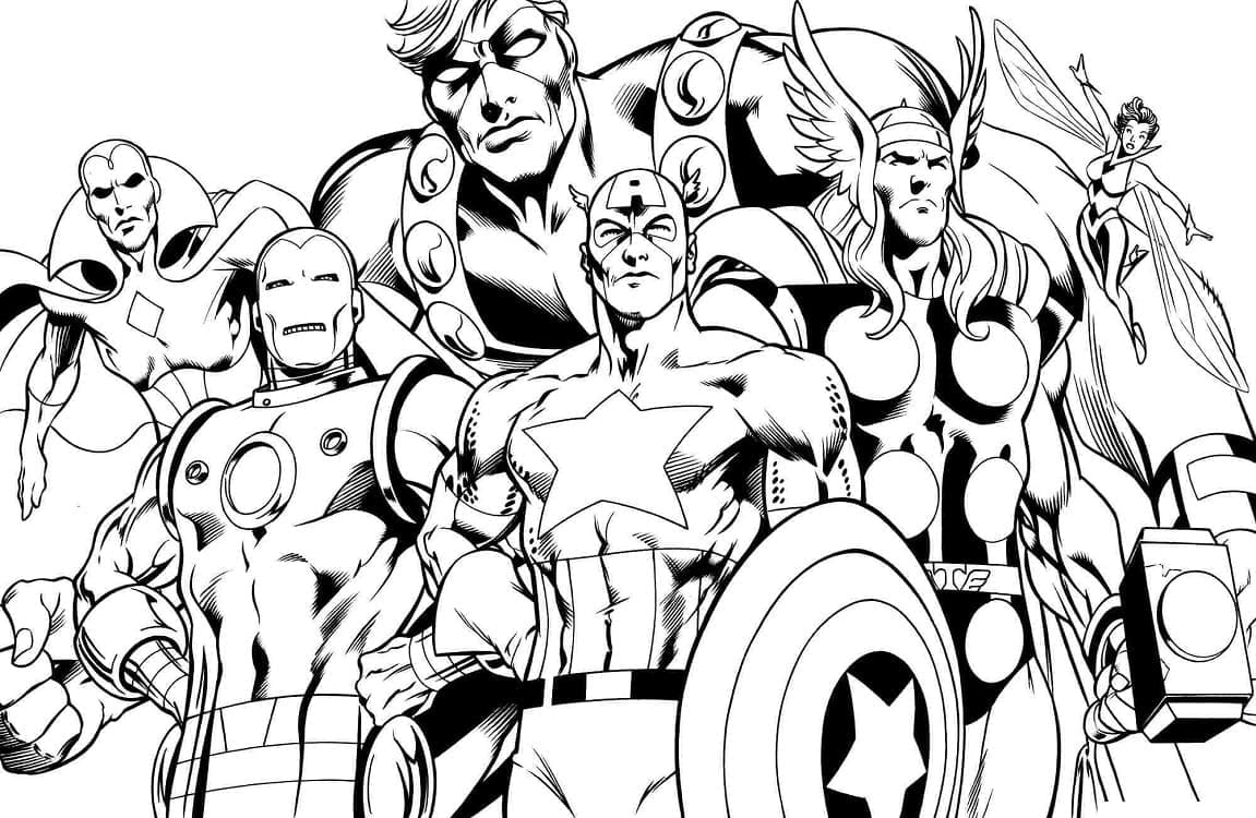 Avengers Afdrukbaar