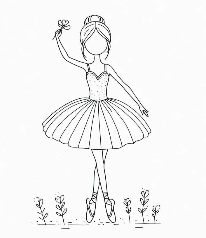 Eenvoudige Ballerina
