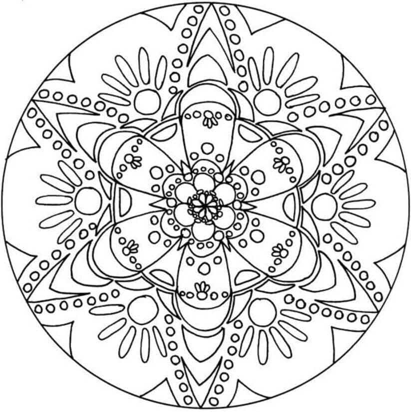 Geweldige Abstracte Mandala