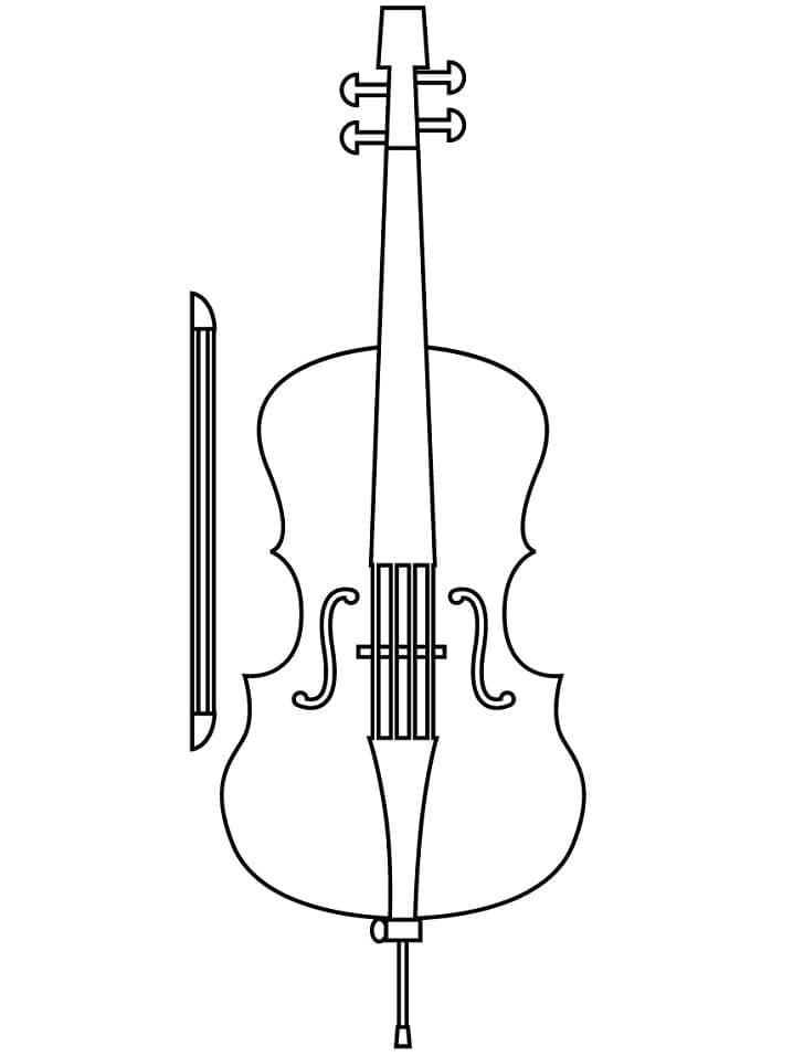 Gratis Afdrukbare Cello