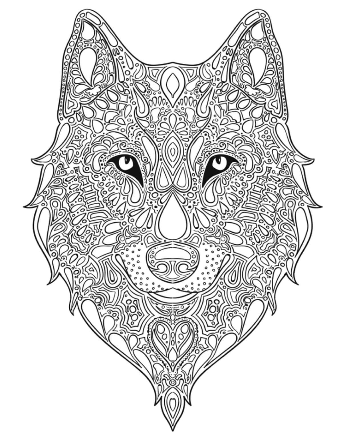 Grote Wolf Mandala