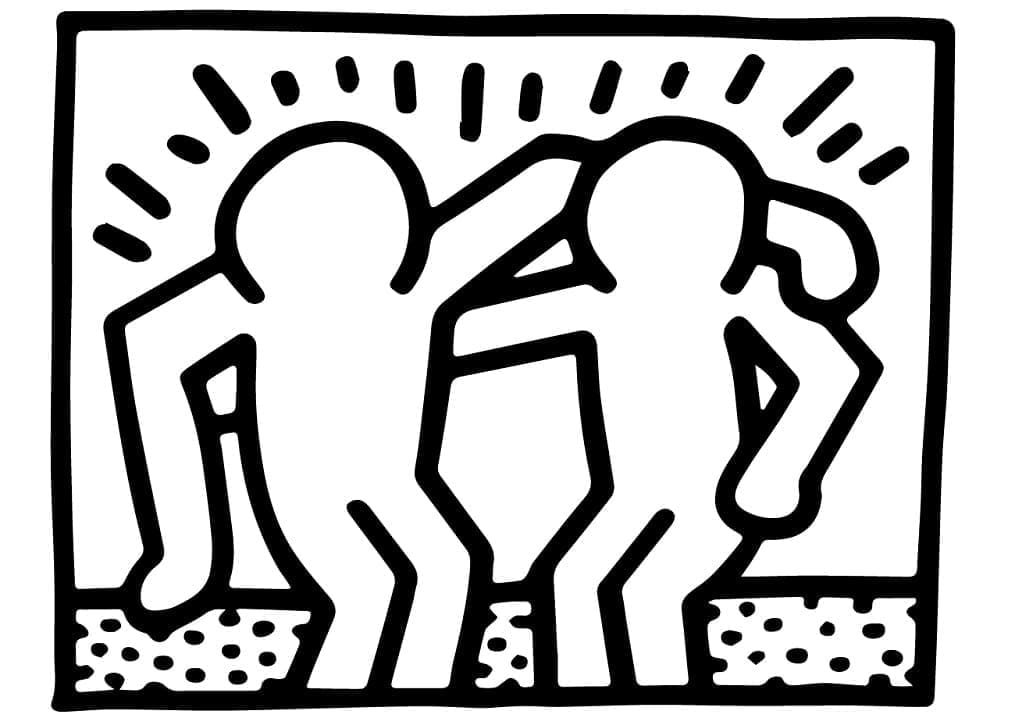 Keith Haring Beste vrienden