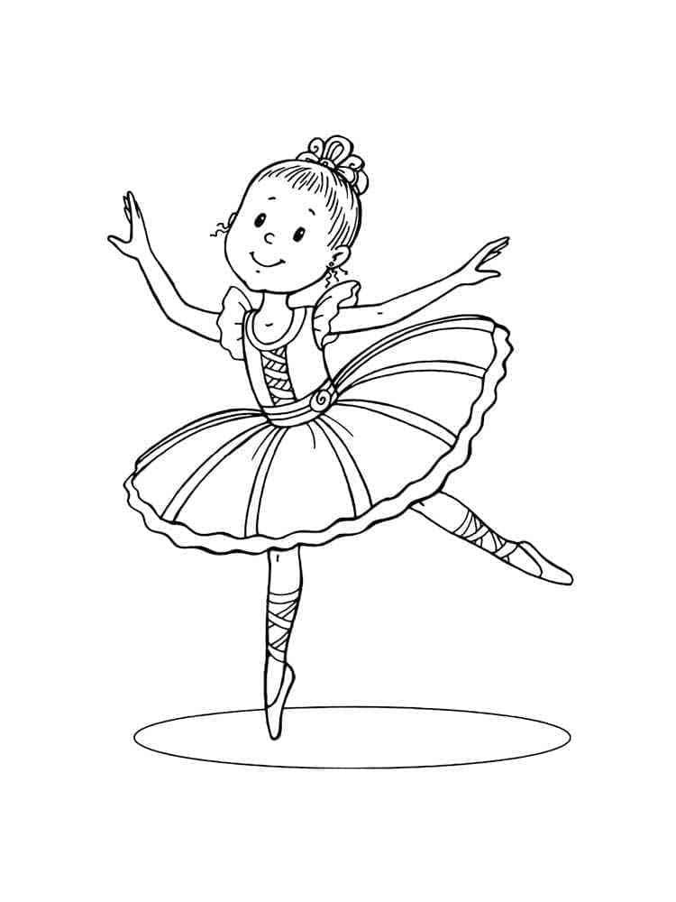 Kleine Meisje Balletdanser