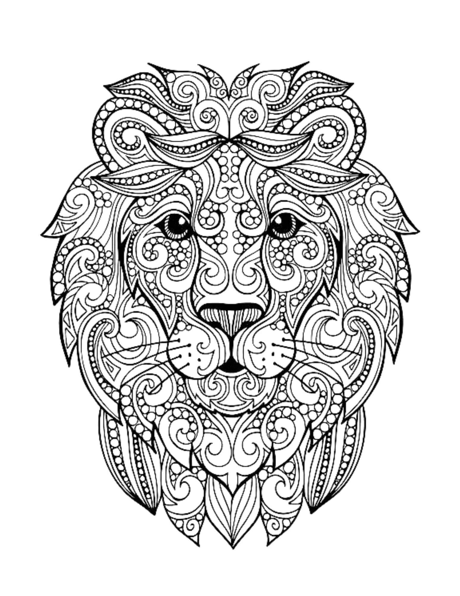 Leeuwengezicht Mandala