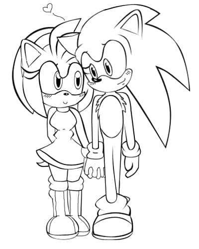 Sonic en Amy Rose