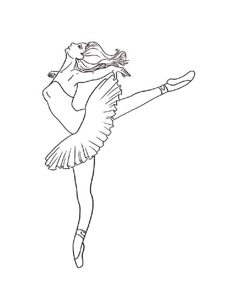 Tekening Van Ballerina