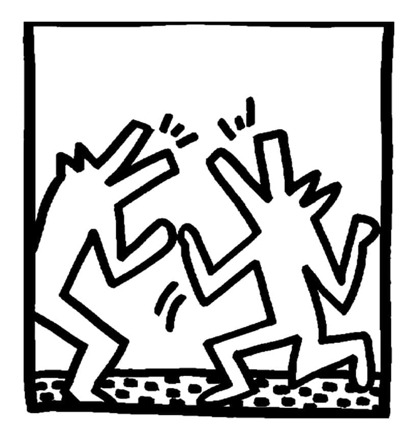 Wolven Van Keith Haring