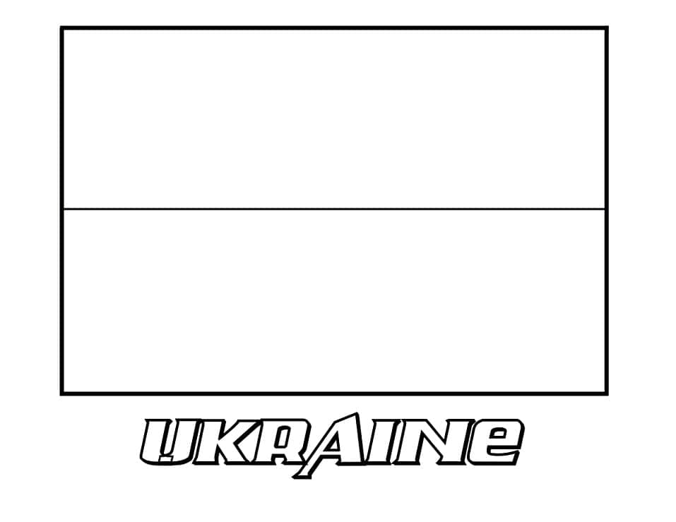 Afdrukbare Vlag Van Oekraïne Gratis