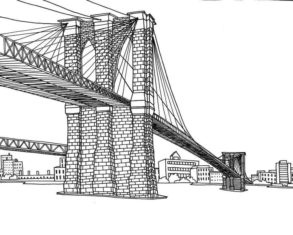 Brooklynbrug In New York