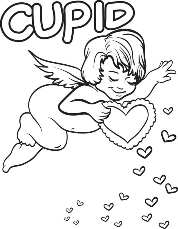 Cupido geeft liefde aan iedereen
