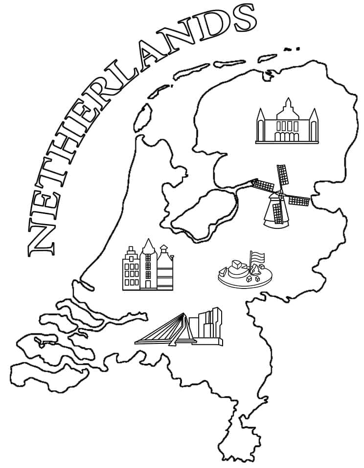 De Kaart Van Nederland