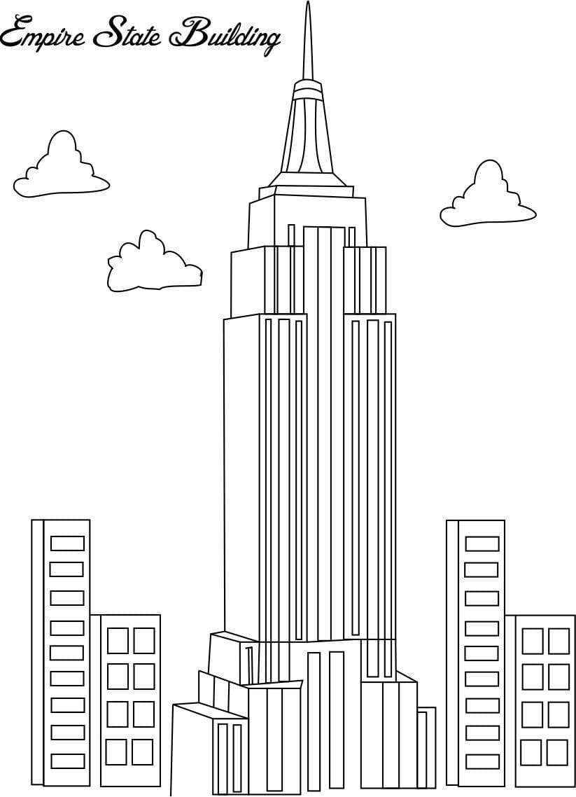 Empire State Building In New York Vrij