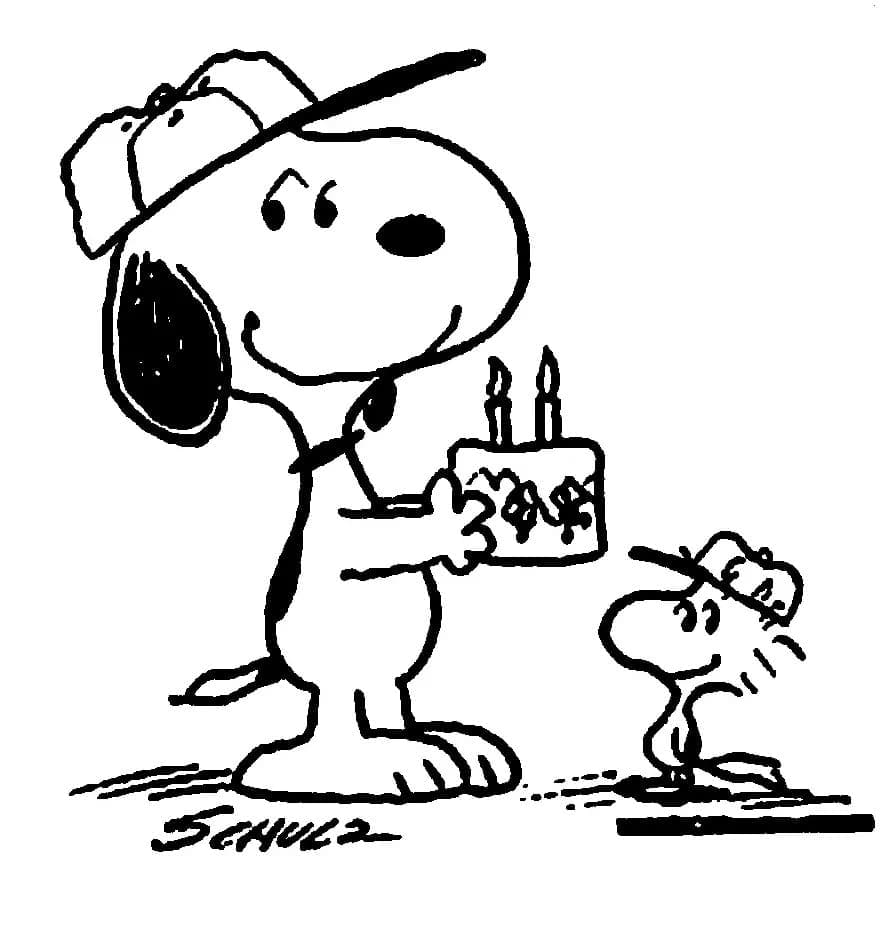 Fijne Verjaardag Snoopy