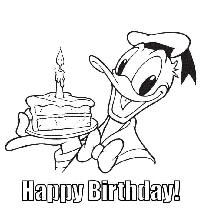 Gefeliciteerd Met je Verjaardag Donald Duck