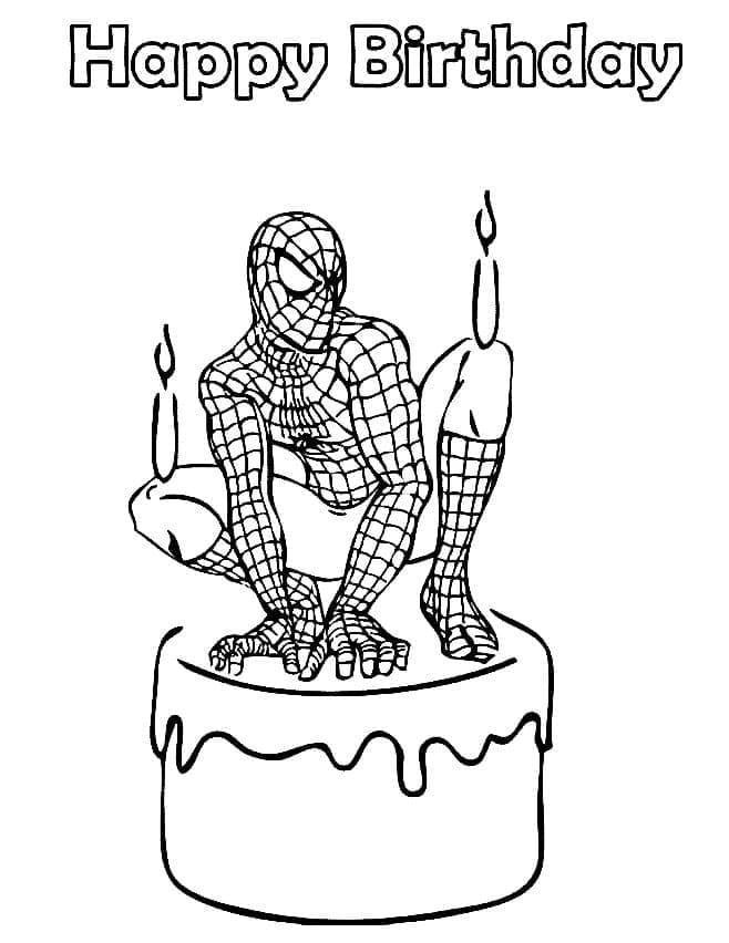 Gefeliciteerd Met Je Verjaardag Spiderman