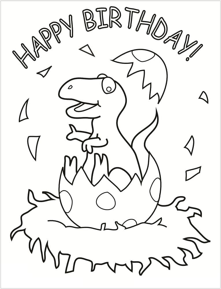 Gelukkige Verjaardag Dinosaurus