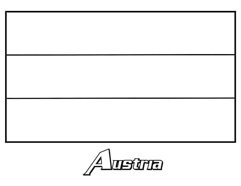 Gratis Afdrukbare Vlag Van Oostenrijk